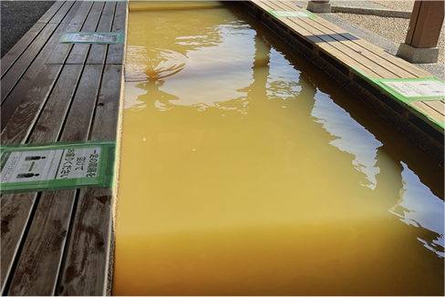 足湯でほっこり